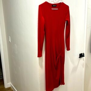 Reformation Piazza red dress